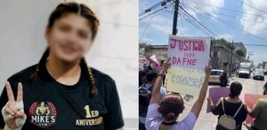Protesta por muerte de Dafne Zapata, joven de Tamaulipas
