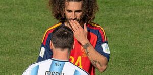 Momento tenso durante la Final