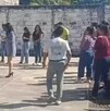 Personas evacuaron los inmuebles luego del sismo en Chiapas