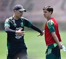 Rafa Márquez en un entrenamiento con la Selección Mexicana.