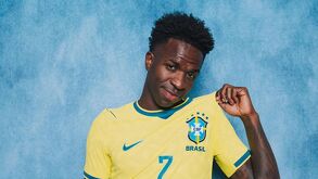 Vinicius Júnior con la Selección de Brasil.