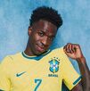 Vinicius Júnior con la Selección de Brasil.
