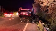 El accidente fue reportado alrededor de las 20:38 horas en el kilómetro 181 de la carretera federal 85. | Foto: Cortesía