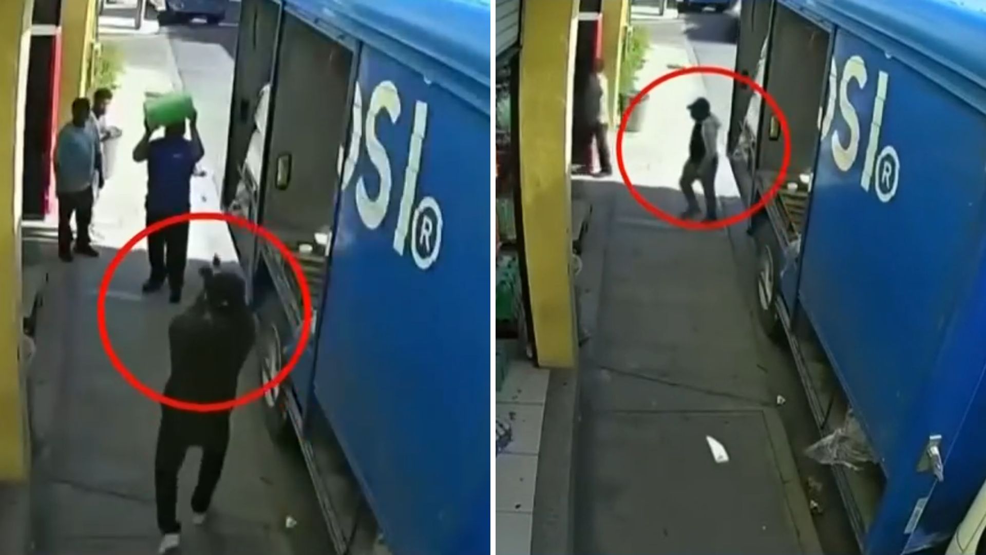 Asalto a negocio en Tehuacán, Puebla por 2 delincuentes armados. Comerciantes denuncian falta de vigilancia policial y piden reforzar seguridad.