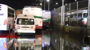 Lluvias inundan el paradero de Indios Verdes HOY 22 de julio.
