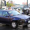 Choques en Monterrey en vías rápidas.