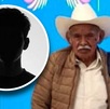 Fotografía de un abuelito con sombrero blanco y la foto de un joven sobrepuesta.