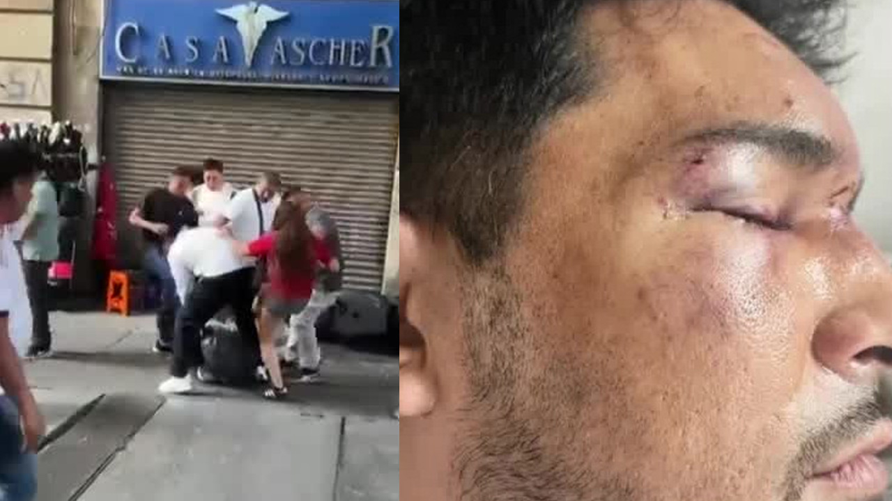 Un aficionado argentino permanece hospitalizado tras ser agredido por un grupo de personas en el Centro Histórico de la CdMx.