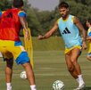 Juan Sánchez Purata durante el entrenamiento de Tigres este miércoles 22 de julio.