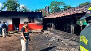 Los bomberos de Fortín lograron evitar que el incendio se propagara a otras áreas | Cortesía Gobierno Municipal Fortín