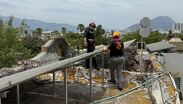 A la zona acudieron elementos de Bomberos de Nuevo León. | Cortesía