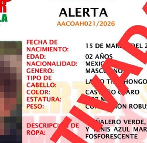 Se observa un menor y sus características físicas.