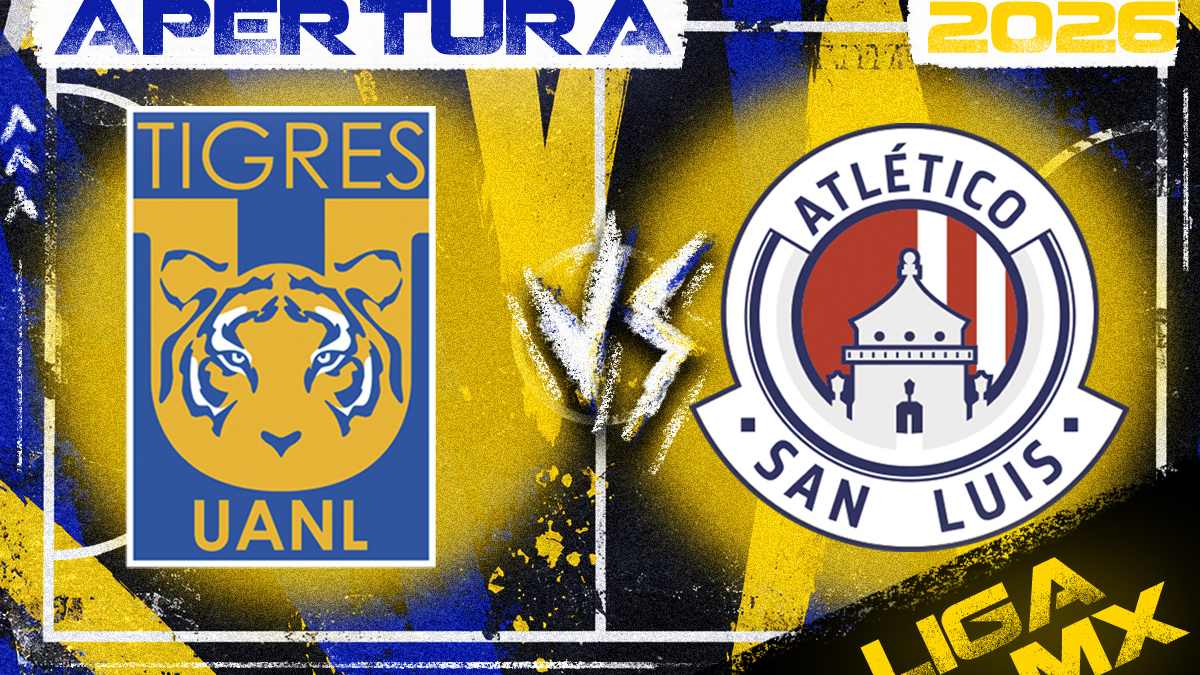 Tigres recibe a Atlético San Luis en la jornada 2 del Apertura 2026 de la Liga MX.