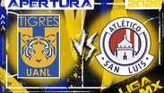 Atlético San Luis nunca ha ganado en el 'Volcán' frente a Tigres / Especial