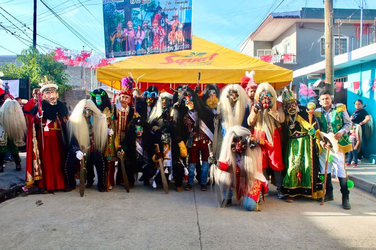 Una foto de las fiestas patronales en San Juan de Ocotán