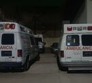 Hospital donde atienden a un hombre que resultó herido tras un choque en la carretera Gómez Palacio-Jiménez.