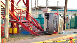 La conductora involucrada en el accidente donde murió un vendedor de pan y café en Apodaca permanece hospitalizada.