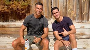 Edu Aguirre y Cristiano Ronaldo