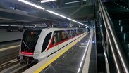 Línea 3 del Tren Ligero en la estación Guadalajara Centro. | Fotografía de Siteur.