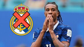 Michael Olise durante un partido con la Selección de Francia durante el Mundial 2026.