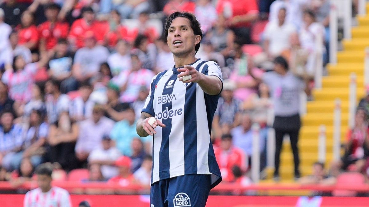 Durante el encuentro contra Necaxa