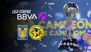 Tigres Femenil consiguió el titulo del Apertura y América el Clausura en la Temporada 2025-2026 / Jorge Aldair