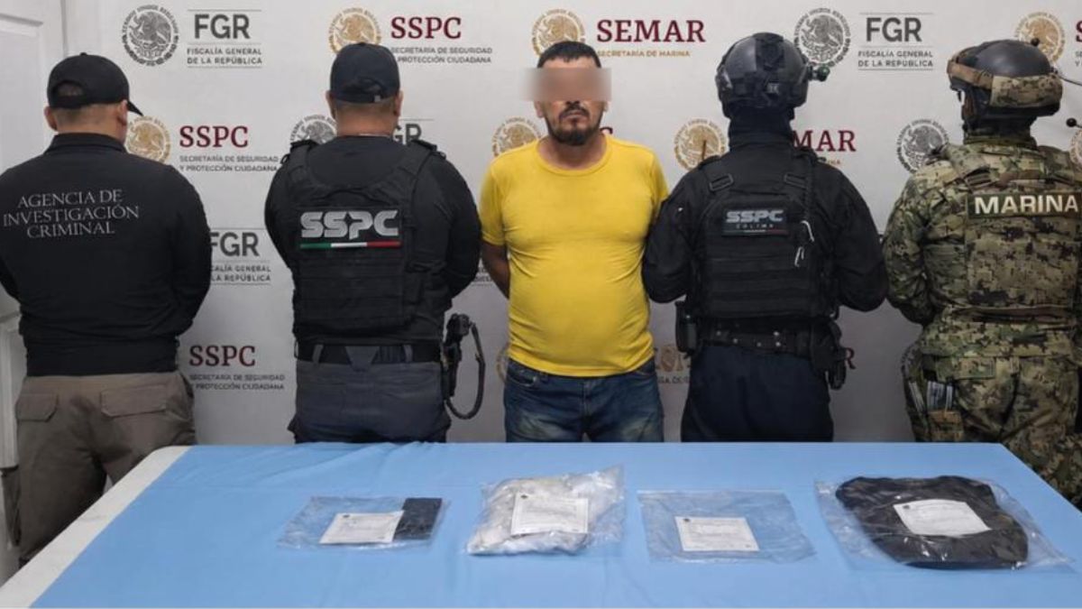 Cae en Manzanillo, Colima 'El Guapo' presunto integrante del Cártel de Sinaloa
