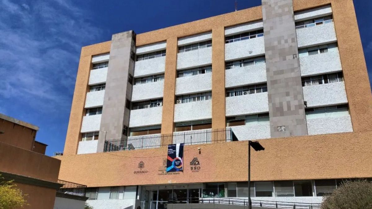 Hospital donde una menor de edad dio a luz a un bebé en Durango.