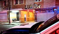 Entrada del Hotel Luxor ubicado en Tehuacán, Puebla.