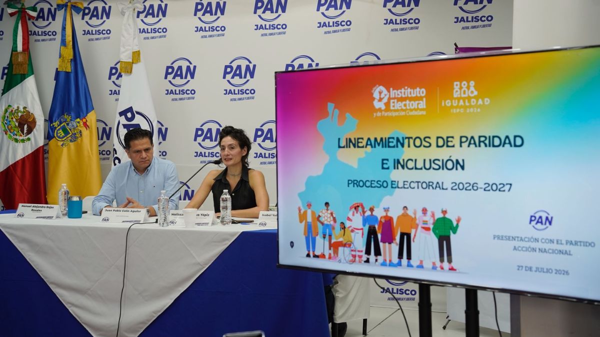 IEPC Jalisco capacita a partido político PAN sobre lineamientos de paridad e inclusión.