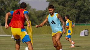 Juan Sánchez Purata en un entrenamiento de Tigres.