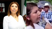 "Usted ya va de salida": Alcaldesa de Tabasco ofende a adulto mayor en lugar de arreglar carreteras