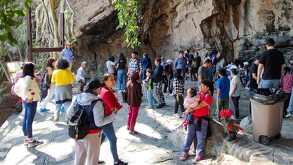 Entrada a Grutas de Cacahuamilpa