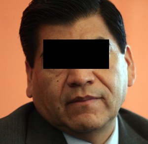 Foto de Mario Marín durante su etapa en la política de Puebla.
