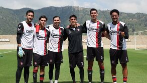 Una foto de varios jugadores de Atlas