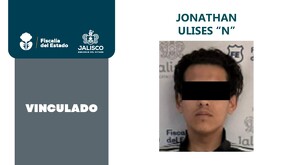 Jonathan Ulises ‘N’ permanecerá en prisión preventiva durante seis meses mientras continúan las investigaciones | Fiscalía de Jalisco