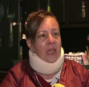 María del Rosario es golpeada y agredida dentro de un hotel en Nezahualcóyotl.