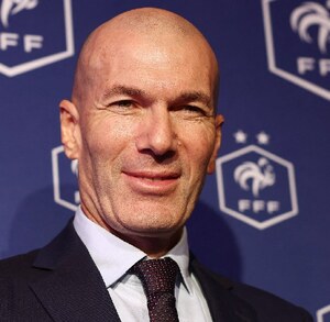 Zinedine Zidane durante su presentación como nuevo entrenador de la Selección de Francia.