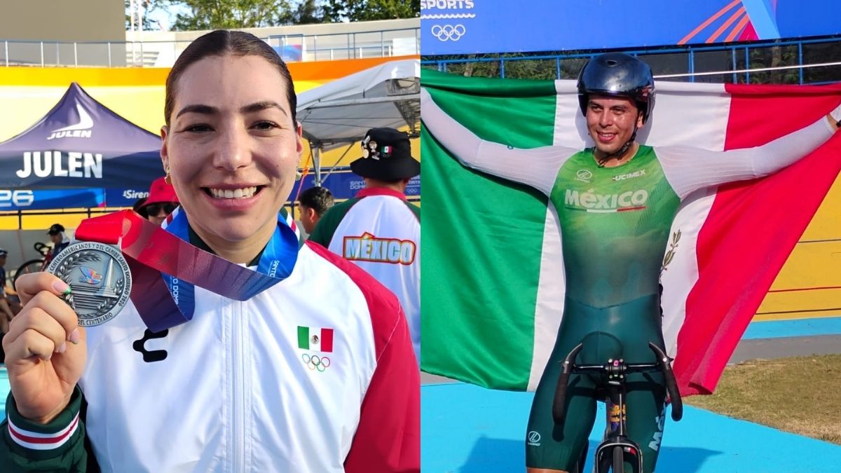 Ricardo Peña conquistó el oro en omnium, mientras Daniela Gaxiola y Yuli Verdugo sumaron plata y bronce en velocidad en Santo Domingo 2026.