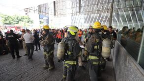 Bomberos de Guadalajara en la calle junto con 1600 personas por fuga de gas