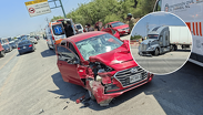 Choque en carretera Monclova deja cinco lesionados en Escobedo / Especial.