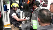 Choque en CdMx deja 2 heridos tras corte de circulación en hotel de Benito Juárez