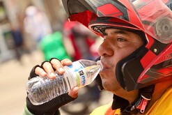 Exceso de calor en Monterrey. / Roberto Alanís