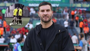 Gignac en el estadio BBVA de Monterrey durante el último partido del Mundial 2026 en Nuevo León.