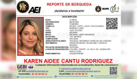 Fiscalía de NL emite reporte de búsqueda para localizar a Karen Aideé Cantú , padece de esquizofrenia, desaparecida en la colonia Contry, en Guadalupe.