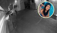 Captura de cámara de seguridad que captó los últimos momentos con vida de Nora Cecilia.