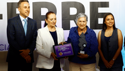 UERRE galardona a Saskia Juárez por años de preservar la identidad de Nuevo León.