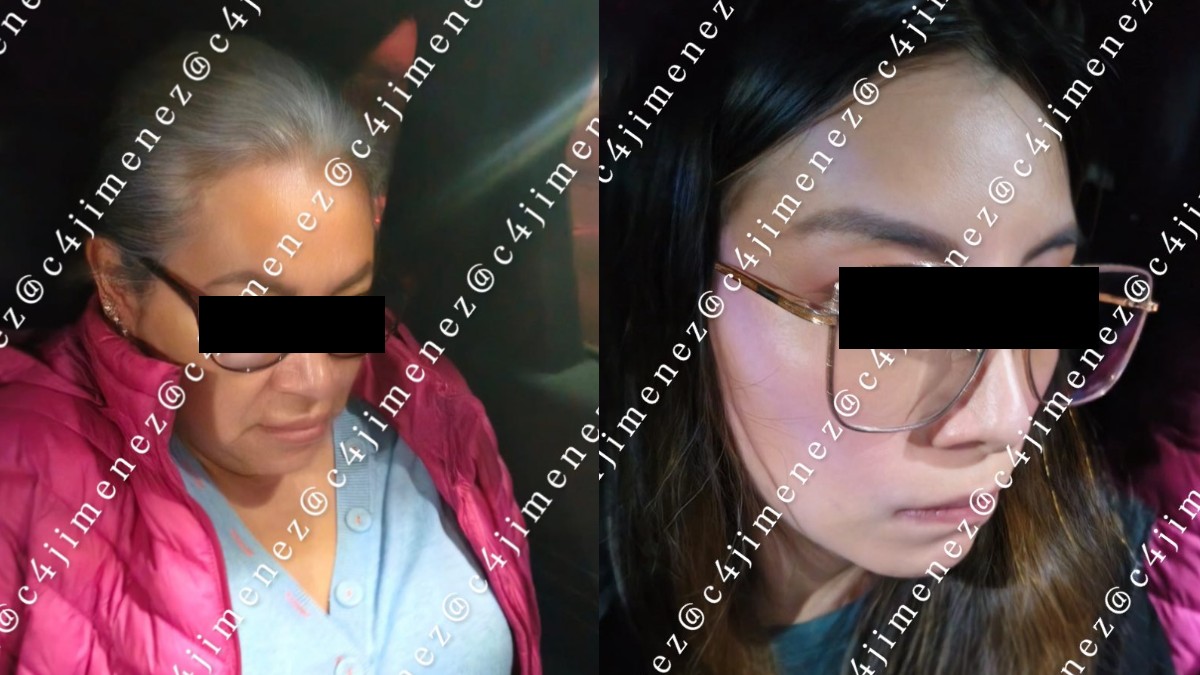 Captan en video la detención de Virginia 'N' y Diana 'N' en una cafetería. / Carlos Jiménez