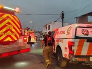 La casa quedó con daños considerables en la sala y la cocina. | Agustín Martínez
