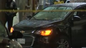 Carro chocado en Azcapotzalco